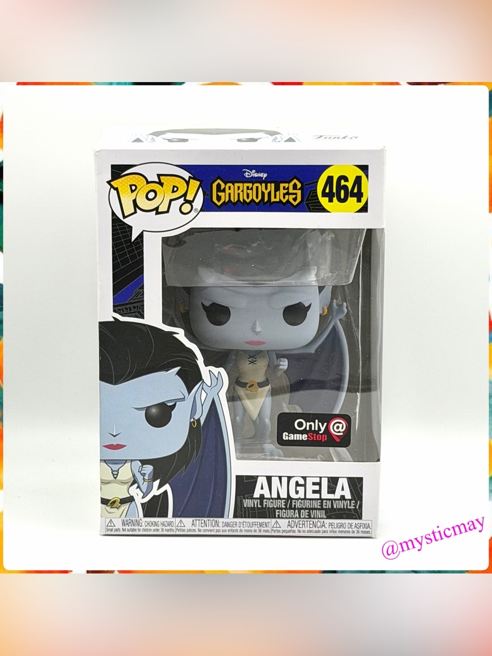 2018 FUNKO POP Disney Gargoyles 464 ANGELA Figure GameStop Exclusive 90s TV Show